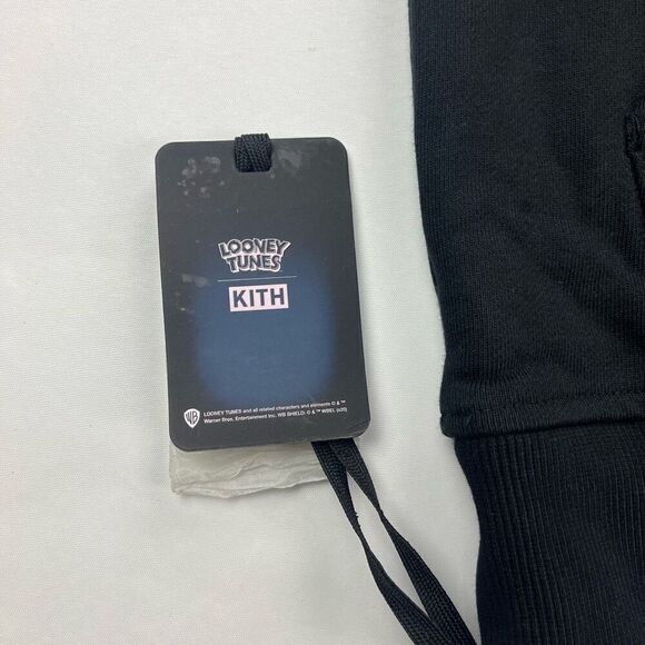 Kith x Looney‎ Tunes Merrie Melodies Hoodie Men's Size X-Small NWT Black - Picture 11 of 11